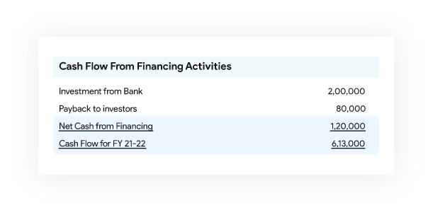 Cash Flow Statement Format