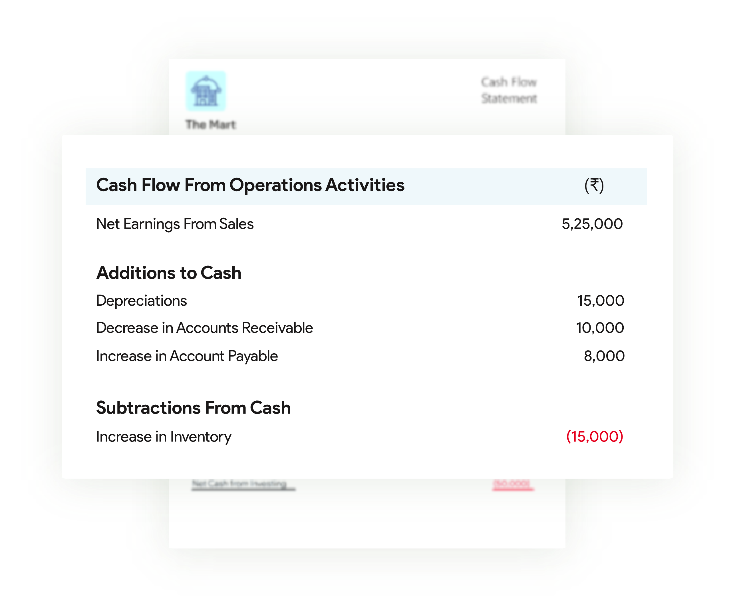 Cash Flow Statement Format