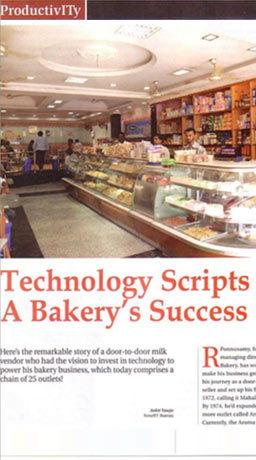 Bakery software customer article - aroma bakery