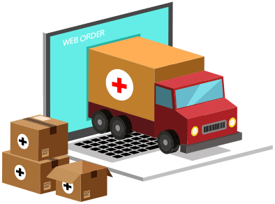 online ordering portal for wholesale pharma distributors billing software