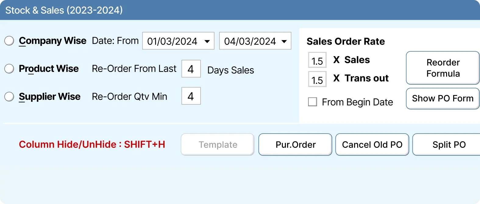 Dynamic purchase orders