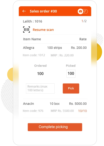 Process multiple orders seamlessly with pickslips generated by distribution inventory management system