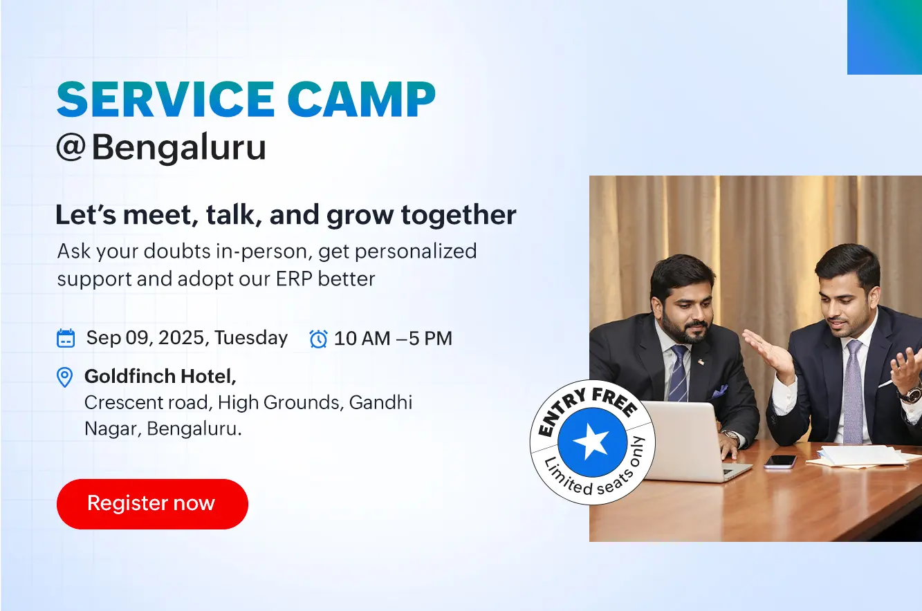 Service camp Bengaluru invite