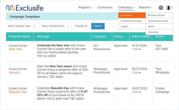 CRM and with POS software