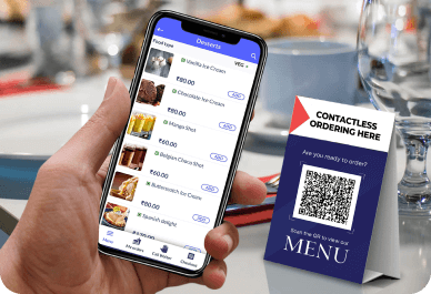 Ordering via QR Menu