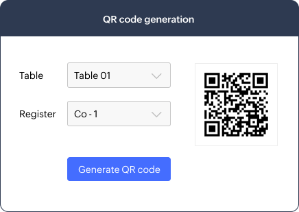 contactless menu for restaurants