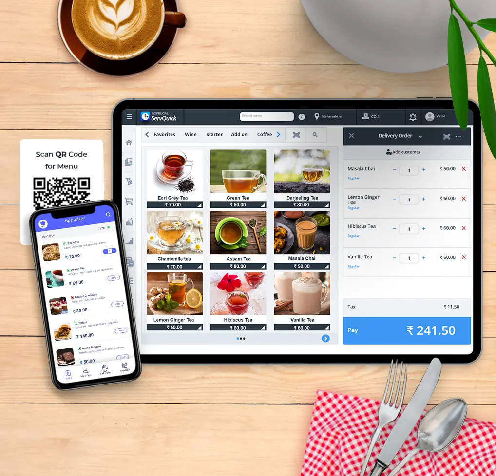 Quick service restaurant POS software