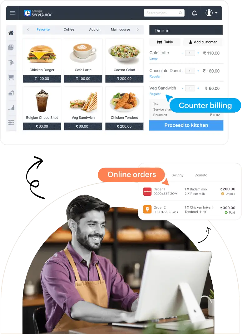 Restaurant billing software