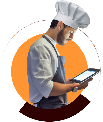 Steward using Gofrugal's restaurant management software