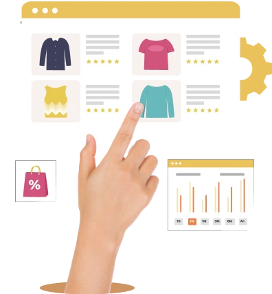 ONline ordering app for garment stores