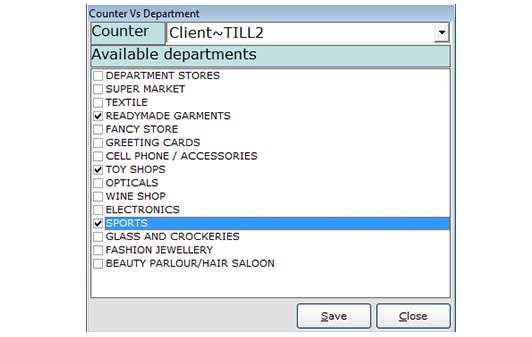 Convenience store point of sale features