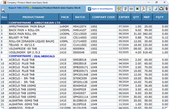 ERP pharma software that helps track inventory accurately across all warehouses