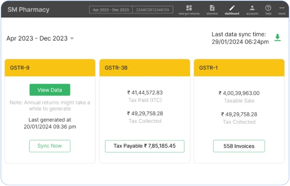 Pharmaceutical ERP with integrated accounting