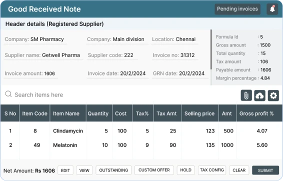 ERP for the pharma industry helps with inventory management