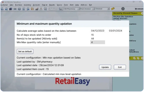 Pharma ERP software that helps eliminate no-stockout situations